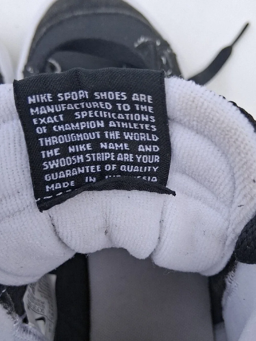 Nike Black and White High-Top Sneakers